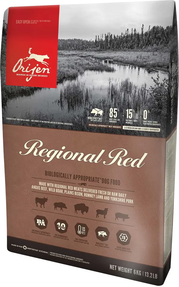 ⁨Orijen Regional Red 11.4 kg Adult Beef, Lamb, Pork⁩ at Wasserman.eu