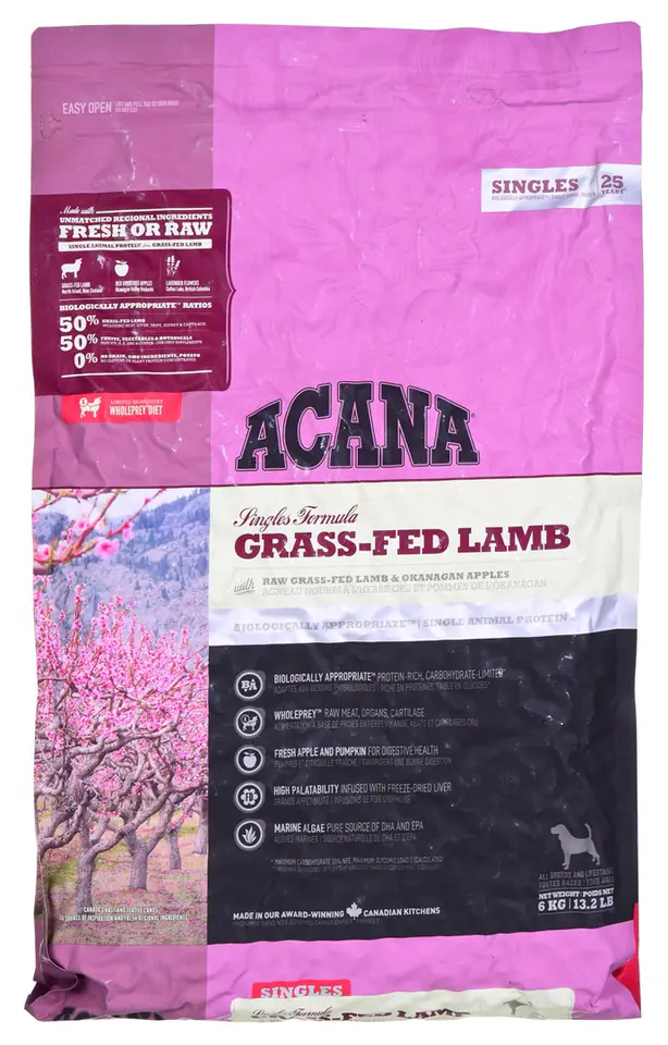 ⁨ACANA SINGLES Grass-Fed Lamb - 6kg⁩ at Wasserman.eu