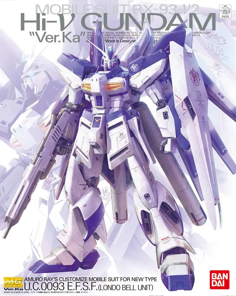 ⁨MG 1/100 RX-93-V2 HI-NU GUNDAM VER.KA⁩ w sklepie Wasserman.eu