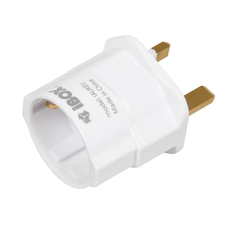 IBOX ADAPTER IAUKEU GNIAZDO ZASILANIA UK DO EU w sklepie Wasserman.eu