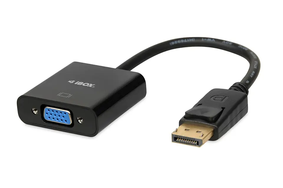 IBOX ADAPTER IADPVGA DISPLAYPORT TO VGA w sklepie Wasserman.eu
