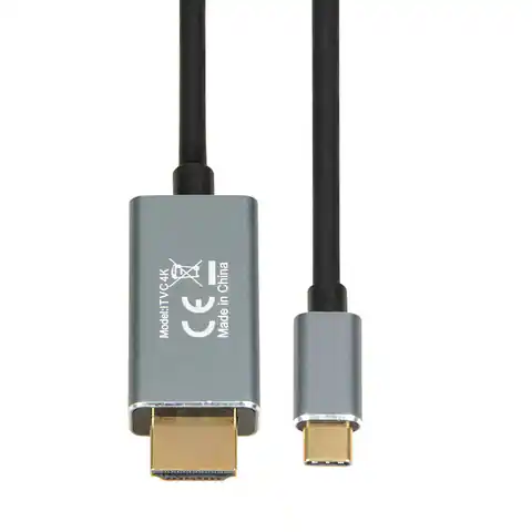 ⁨IBOX KABEL ITVC4K USB-C TO HDMI 4K 1,8M⁩ w sklepie Wasserman.eu