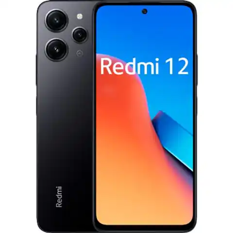 ⁨Xiaomi Redmi 12 (północna czerń) DS 6,79" IPS LCD 1080x2460/2,0 GHz i 1,8 GHz/256 GB/8 GB RAM/MIUI 14/microSDXC/WiFi,BT/4G,MZB0E⁩ w sklepie Wasserman.eu