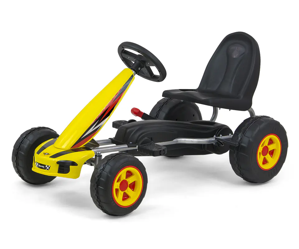 ⁨Viper Yellow pedal go-kart⁩ at Wasserman.eu