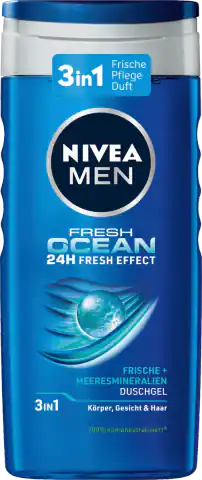 ⁨Nivea Men Fresh Ocean Żel pod Prysznic 250 ml DE⁩ w sklepie Wasserman.eu