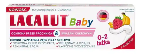 ⁨LACALUT Baby Pasta do zębów dla dzieci od 0-2 lat 55ml⁩ w sklepie Wasserman.eu
