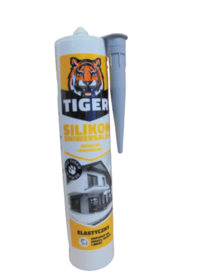 ⁨SILIKON UNIWERSALNY SZARY TIGER 260ML⁩ w sklepie Wasserman.eu