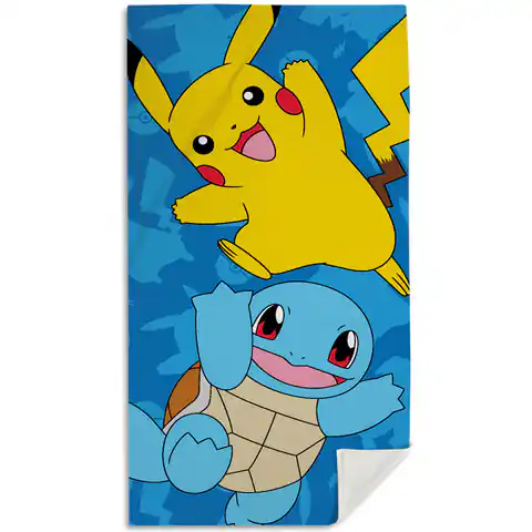 ⁨Ręcznik bawełniany 70x140 Pokemon niebieski⁩ w sklepie Wasserman.eu