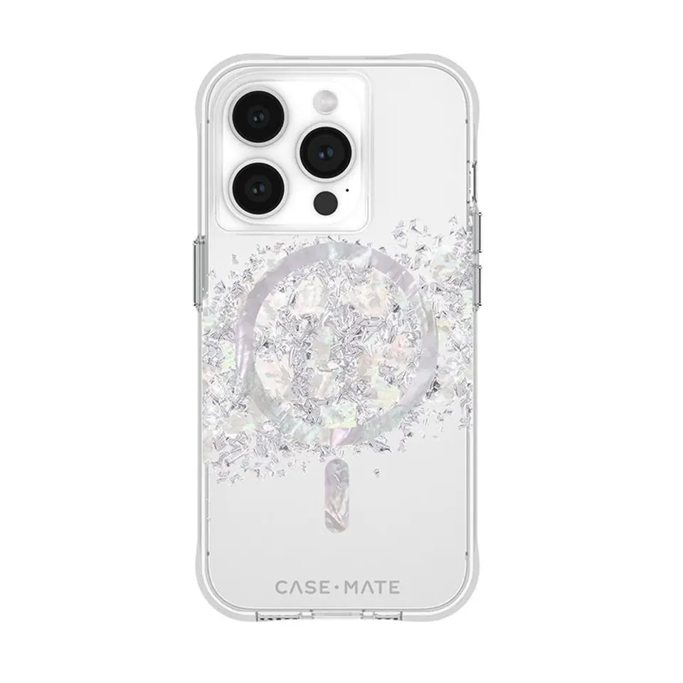 ⁨Case-Mate Karat MagSafe - Etui iPhone 15 Pro zdobione masą perłową (A Touch of Pearl)⁩ w sklepie Wasserman.eu