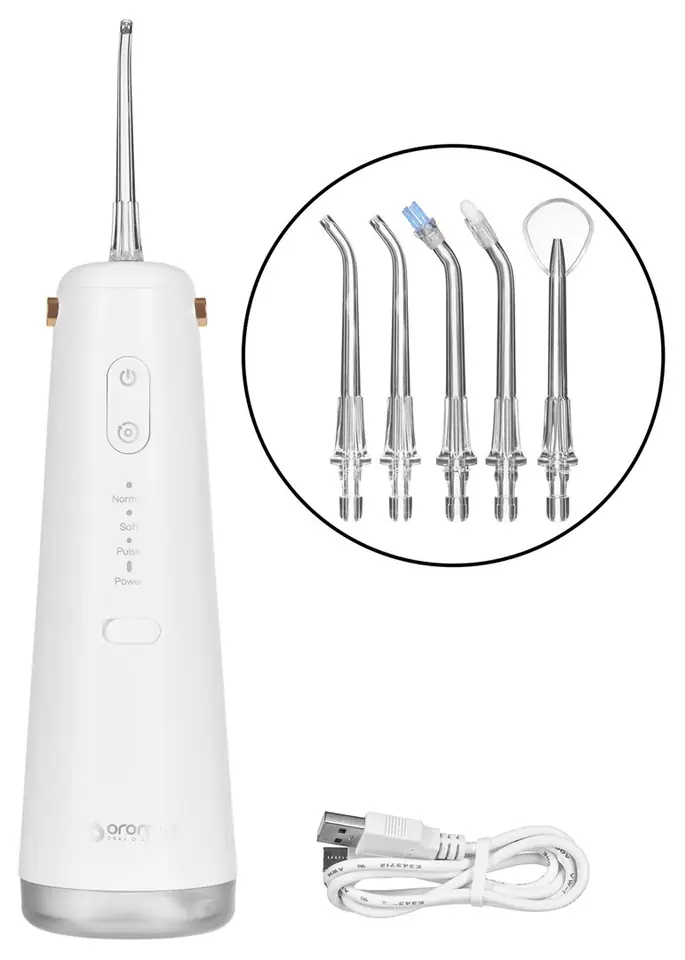 ⁨Inteligentny irygator ORO-DENTAL WHITE Oromed⁩ w sklepie Wasserman.eu