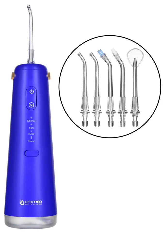 ⁨Professional Oral Irrigator Oromed ORO-X DENT BLUE⁩ at Wasserman.eu