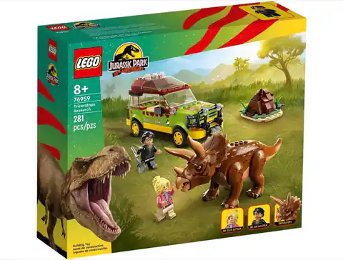 ⁨Lego JURASSIC WORLD 76959 Badanie triceratopsa⁩ w sklepie Wasserman.eu