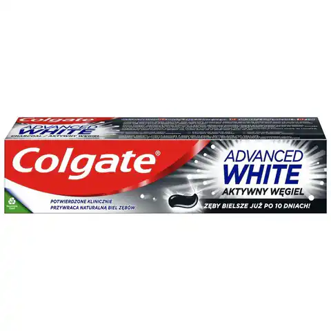 ⁨COLGATE Pasta do zębów Advanced White - Aktywny Węgiel 75ml⁩ w sklepie Wasserman.eu