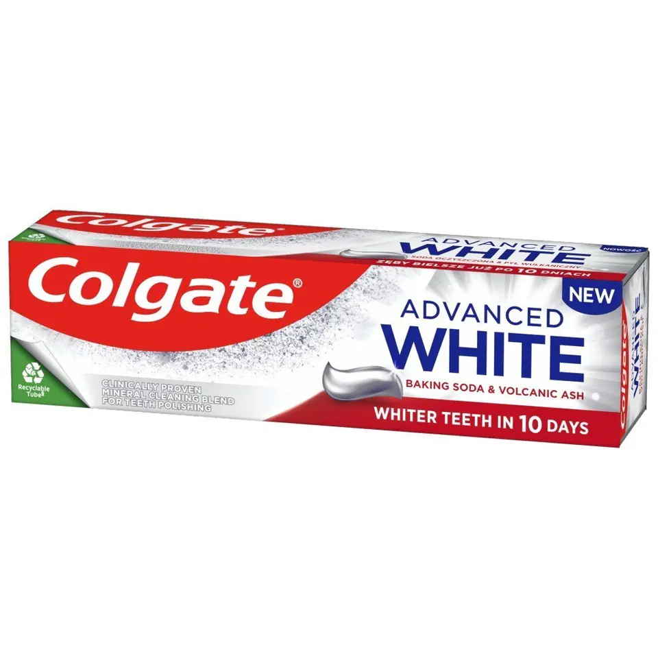 COLGATE Pasta do zębów Advanced White - Baking Soda&Volcanic Ash 75ml w sklepie Wasserman.eu