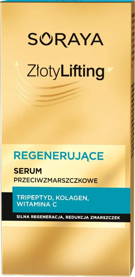 ⁨SORAYA Złoty Lifting Regenerujące Serum przeciwzmarszczkowe 1szt⁩ w sklepie Wasserman.eu