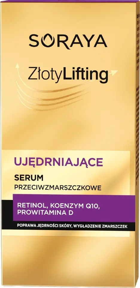 ⁨SORAYA Złoty Lifting Ujędrniające Serum przeciwzmarszczkowe 1szt⁩ w sklepie Wasserman.eu