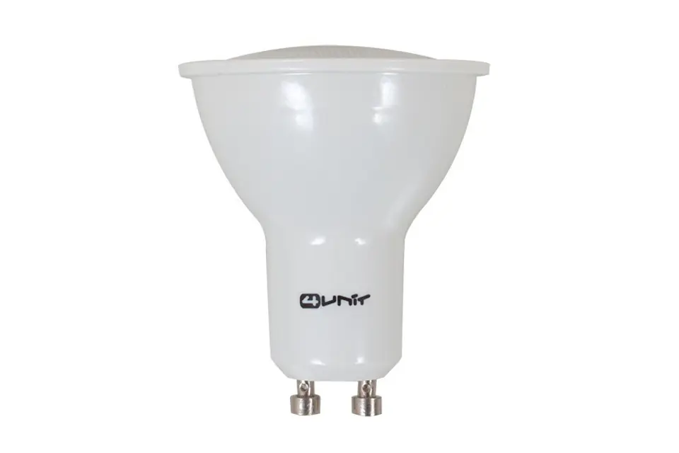 ⁨ŻARÓWKA LED 4UNIT REFLEKTOROWA B.CIEPŁA GU10 7W/230V 480LM 120°⁩ w sklepie Wasserman.eu