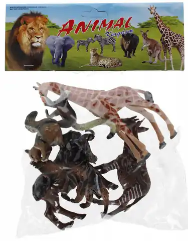 ⁨Zwierzęta dzikie figurki 6szt  MEGA CREATIVE 524080⁩ w sklepie Wasserman.eu