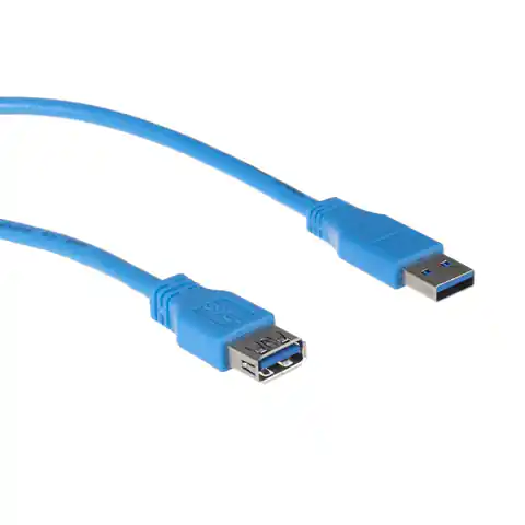 ⁨Maclean Cable, USB 3.0 Cable, AM-AF, Plug-to-Socket, 3m, MCTV-585⁩ at Wasserman.eu