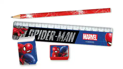⁨Zestaw piśmienniczy 5 elementów (12x2) Spiderman⁩ w sklepie Wasserman.eu