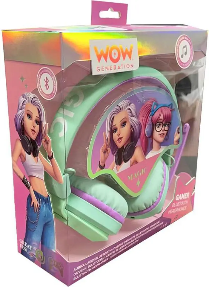 ⁨Słuchawki Bluetooth WOW Generation⁩ w sklepie Wasserman.eu