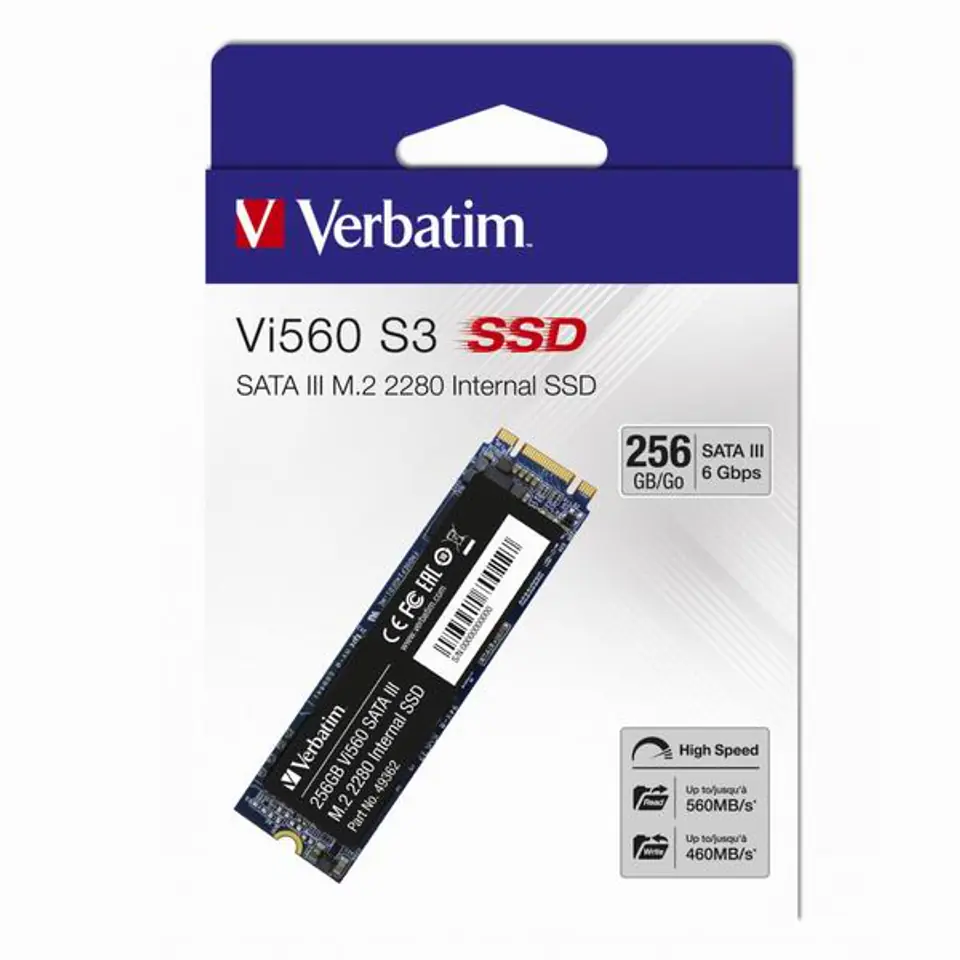 ⁨Verbatim Vi560 S3 M.2 SSD 256GB⁩ at Wasserman.eu