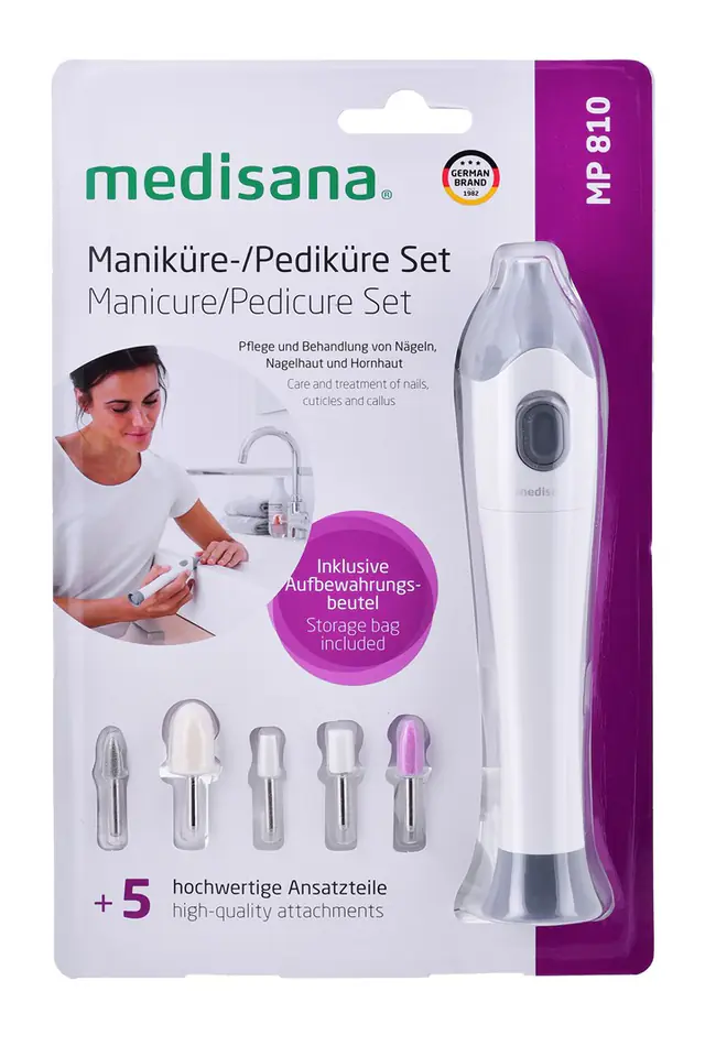 ⁨Zestaw do manicure/pedicure Medisana MP 810⁩ w sklepie Wasserman.eu