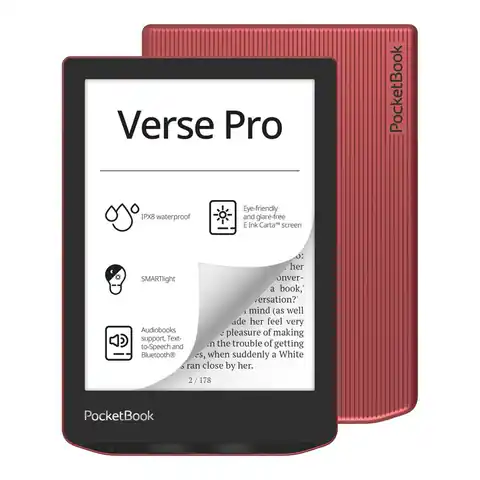 ⁨PocketBook Verse Pro (634) Czerwony⁩ w sklepie Wasserman.eu