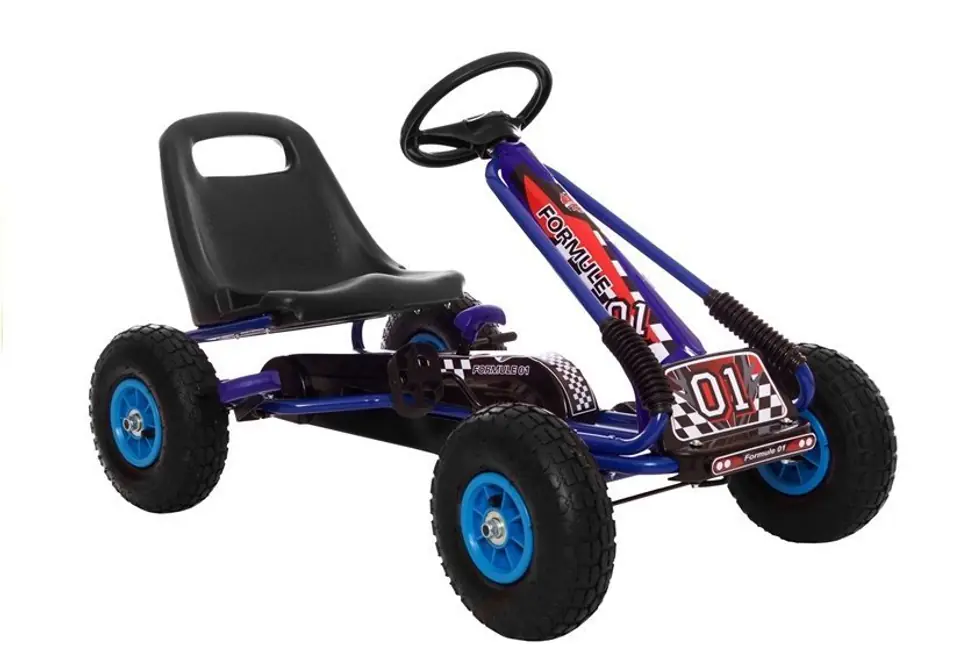 ⁨Gokart  Niebieski A-15 Pompowane Koła⁩ w sklepie Wasserman.eu