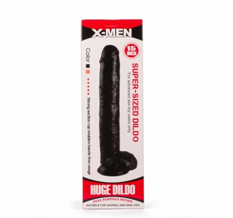 Ogromne dildo z przyssawką 38cm X-MEN w sklepie Wasserman.eu