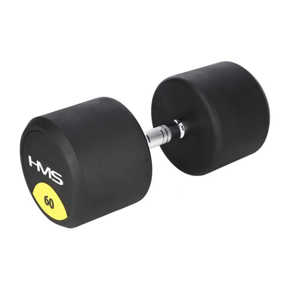 ⁨Rubberised dumbbell 60 kg HMS HG PRO 60⁩ at Wasserman.eu