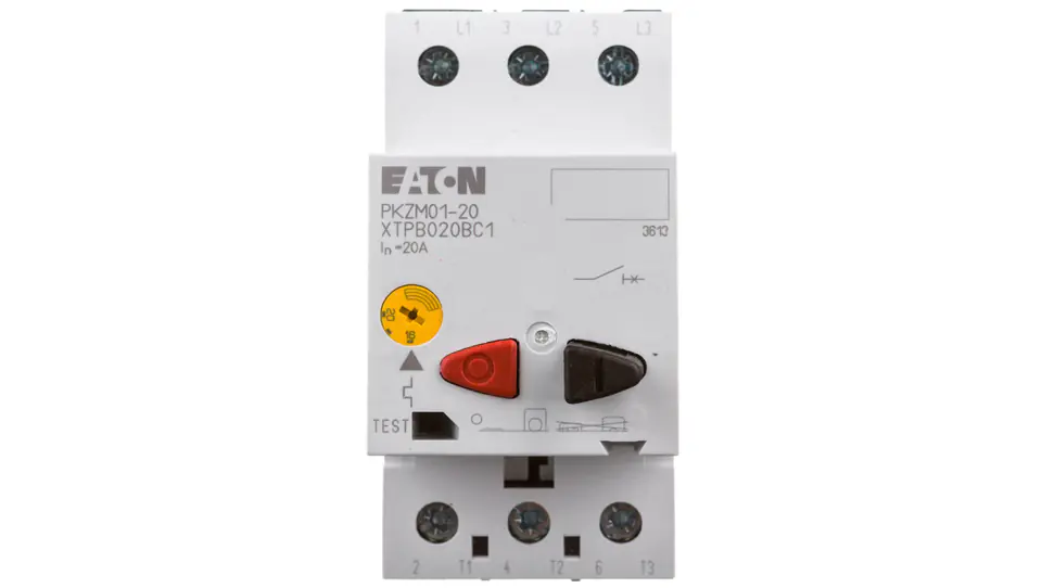 ⁨Motor circuit breaker 3P 9kW 16-20A PKZM01-20 283383⁩ at Wasserman.eu