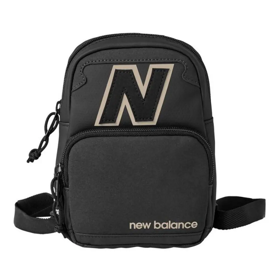 ⁨Plecak New Balance Legacy Micro Backpack Bkk (kolor Czarny, rozmiar uniwersalny)⁩ w sklepie Wasserman.eu