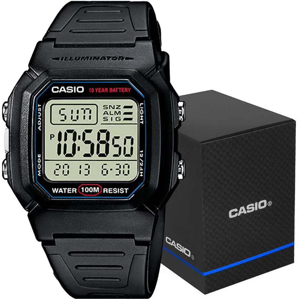 ⁨Zegarek Męski CASIO W-800H-1AVES + BOX⁩ w sklepie Wasserman.eu