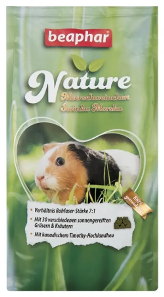 ⁨BEAPHAR NATURE GUINEA PIG 1250G - guinea pig feed⁩ at Wasserman.eu