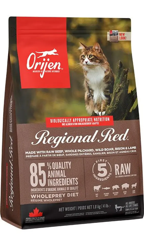 ⁨ORIJEN Cat Regional Red 1,8kg⁩ w sklepie Wasserman.eu