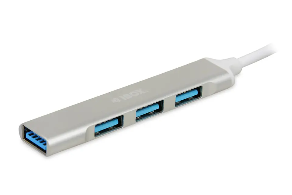 ⁨HUB I-BOX 4-PORTOWY USB3.0 + USB 2.0, SLIM⁩ w sklepie Wasserman.eu