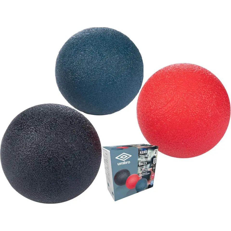 ⁨Umbro - Set of therapeutic balls for exercising the hand 3 pcs.⁩ at Wasserman.eu