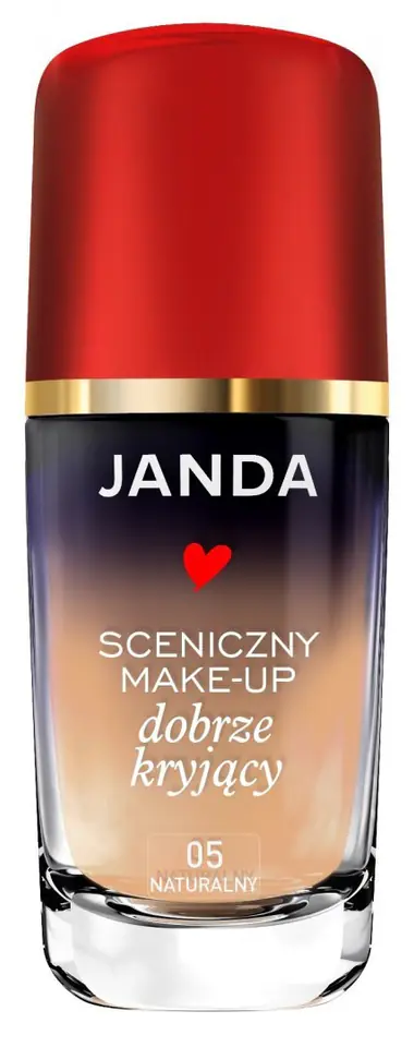 ⁨Janda Make-Up Sceniczny dobrze kryjący nr 05 naturalny 30ml⁩ w sklepie Wasserman.eu