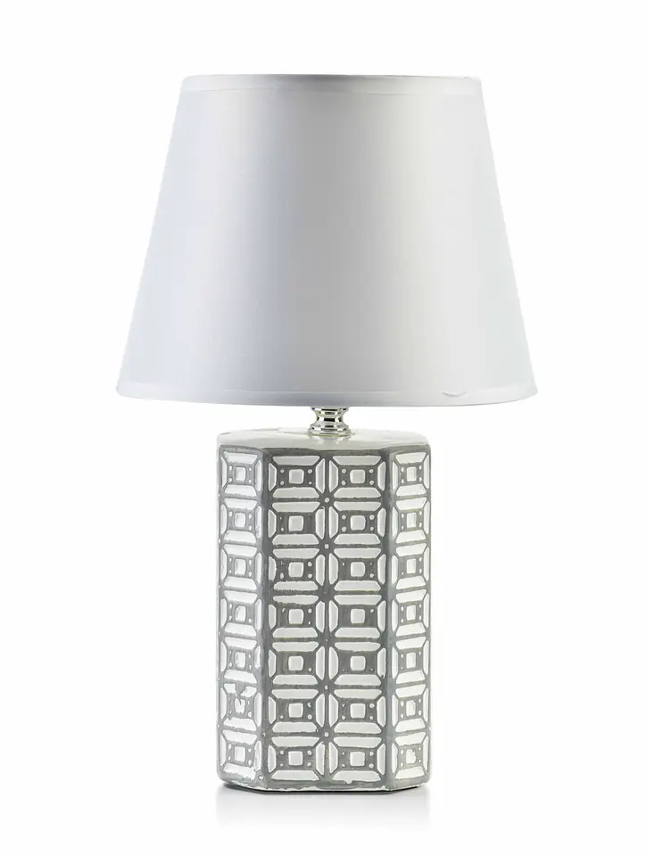 ⁨LETI GREY Lampa stołowa 10x10xh32cm⁩ w sklepie Wasserman.eu