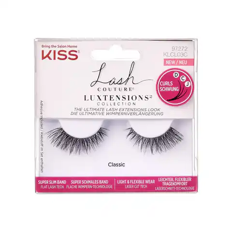 ⁨KISS Lash Couture Sztuczne rzęsy Luxtensions - Classic 1op.⁩ w sklepie Wasserman.eu