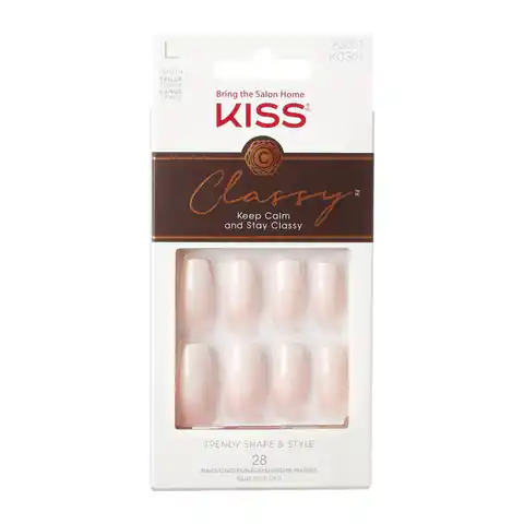 ⁨KISS Sztuczne Paznokcie Classy Nails -  Be-You_Tiful (rozmiar L) 1op.(28szt)⁩ w sklepie Wasserman.eu
