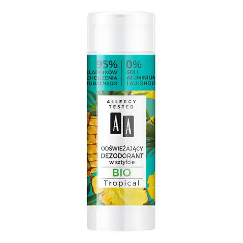 ⁨AA Odświeżający Dezodorant BIO w sztyfcie Tropical 25ml⁩ w sklepie Wasserman.eu