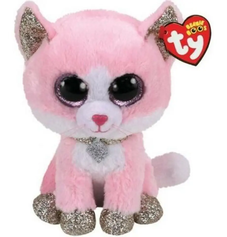 ⁨Beanie Boos Fiona - różowy kot 24 cm⁩ w sklepie Wasserman.eu