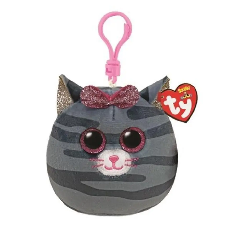 ⁨Beanie Boos Kiki - szary kot 8,5 cm brelok⁩ w sklepie Wasserman.eu