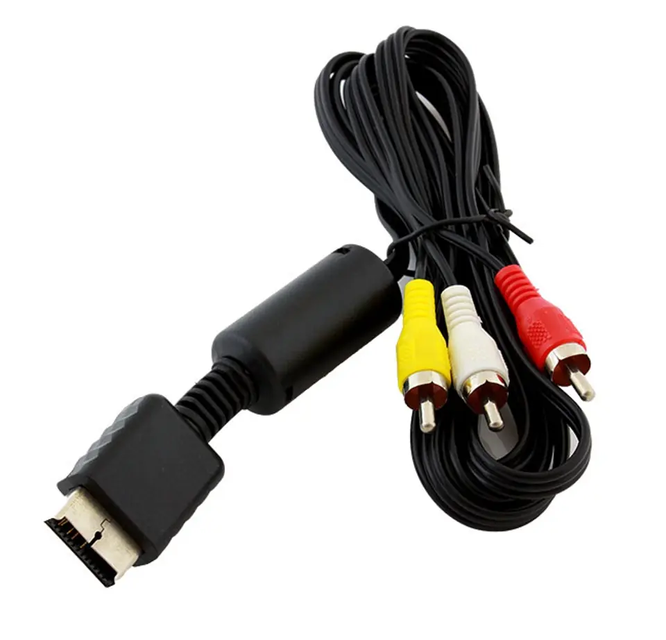 PSP28 Kabel AV 3 x chinch do PS2 / PS3 w sklepie Wasserman.eu