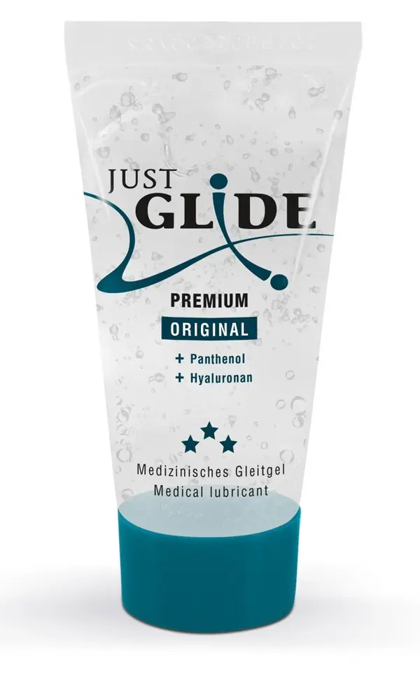 ⁨Lubrykant na bazie wody Premium 20 ml Just Glide⁩ w sklepie Wasserman.eu