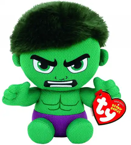 ⁨Beanie Babies Marvel Hulk 15cm⁩ w sklepie Wasserman.eu