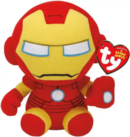 ⁨Beanie Babies Marvel Iron Man 15cm⁩ w sklepie Wasserman.eu