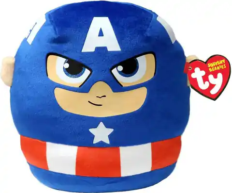 ⁨Squishy Beanies Marvel Kapitan Ameryka 22cm⁩ w sklepie Wasserman.eu